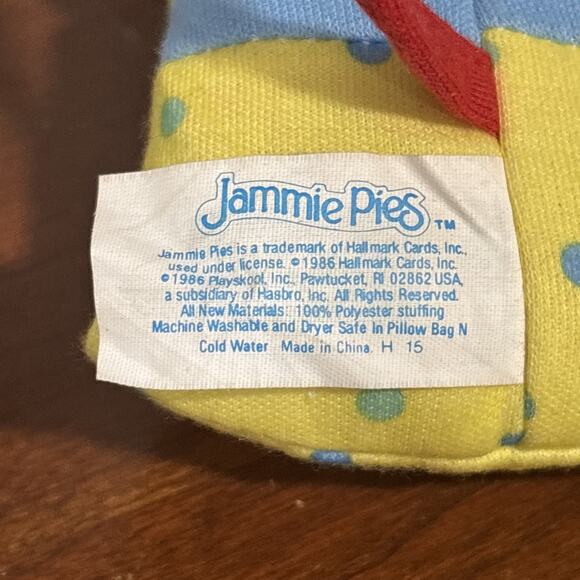 VINTAGE PLAYSKOOL JAMMIE PIES WINKUM PLUSH PET PUPPY DOG NOD SQUEAKER DOLL - Picture 4 of 8